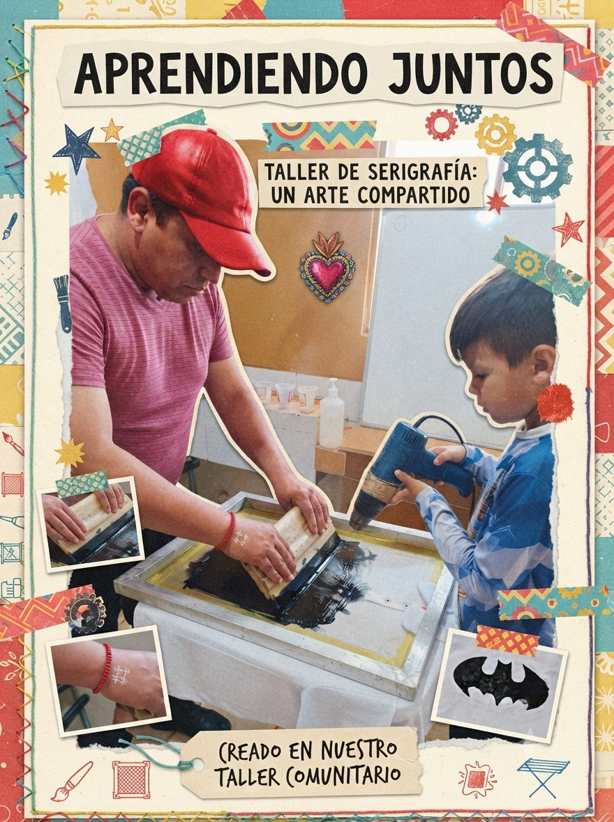 Taller de serigrafĂa comunitario